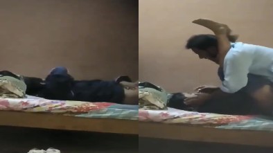 GF ஓல் ஓப்பதை BF போனில் படம் பிடிக்கிறான்