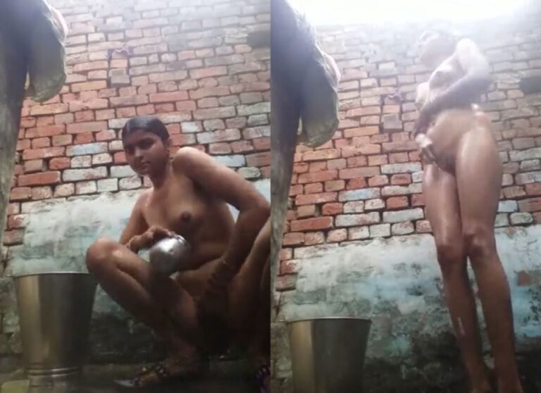 கிராமத்து பெண்ணின் வெட்டவெளி குளியல் ஆபாசம்