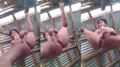 குட்டை கத்தரிக்காய் கூதியில் ஆட்டும் கிராமத்து மங்கை