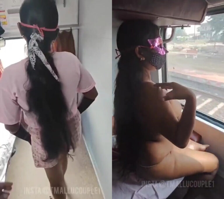 ரயில் பயணத்தில் முழு காமசேவை கொடுத்த தேசிபெண்