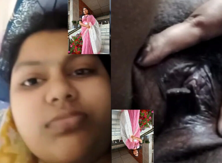 ஹாஸ்டல் ரூமில் வீடியோ காலில் கருப்பு கூதி காட்டுகிறாள்