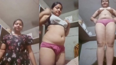 கிராமத்து கன்னி ஆடை மாற்றும் நேரத்தில் கூதியை தேய்கிறாள்