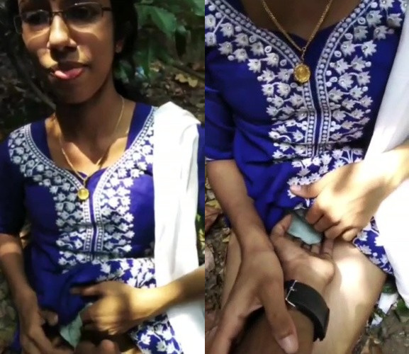 முதல் பெஞ்ச் மாணவி காட்டுக்குள் சொட்டை அங்கிளுடன் லீலை