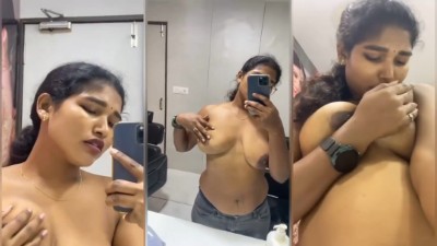 சினிமா மேக் அப் ஆர்ட்டிஸ்ட் லேடி முலை பிசைகிறாள்