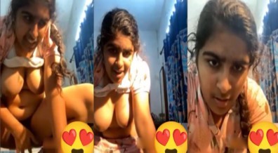 காலேஜ் கேர்ள் சாதனா முடிமுளைத்த புதர் காட்டுகிறாள்