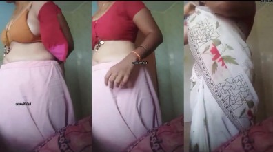 கேன்டீன் அக்கா வேலை முடிச்சிட்டு ஸரீ கழட்டுகிறாள்