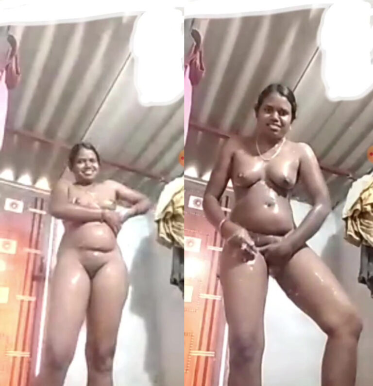 அத்தை மகள் ருக்மணி சோப்பு போட்டு குளிக்கிறாள்