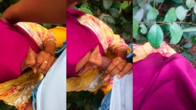 தேனி மலை முஸ்லீம் ஆன்டி செடி கொடி நடுவில் ஊம்பல்