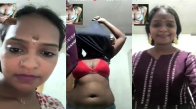 கோவில் திருவிழா சென்றுவந்து ஆடை மாற்றும் வீடியோ கால்
