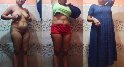 உஷா ஆன்டி பாத்ரூமில் ஆடைகளை கழட்டி அம்மணம்